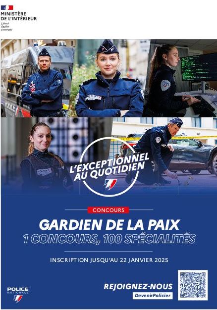 Recrutement Police Nationale