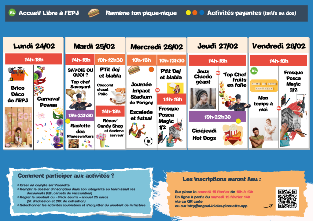 Programme EPJ Thairé février 2025-jours